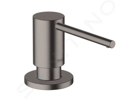 Hansgrohe 40438340 - Dávkovač mycího prostředku A41, 500 ml, kartáčovaný černý chrom