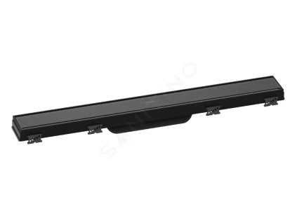 Hansgrohe 56036610 - Sprchový žlab s nerezovým roštem 600, s výškově stavitelným rámem, černá