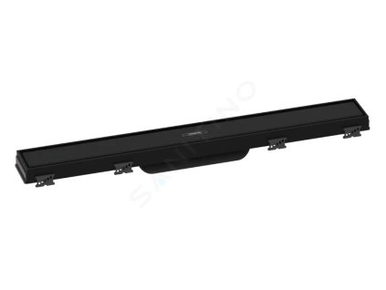 Hansgrohe 56036670 - Sprchový žlab s nerezovým roštem 600, s výškově stavitelným rámem, matná černá
