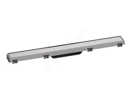 Hansgrohe 56037800 - Sprchový žlab s nerezovým roštem 700, s výškově stavitelným rámem, kartáčovaná nerez