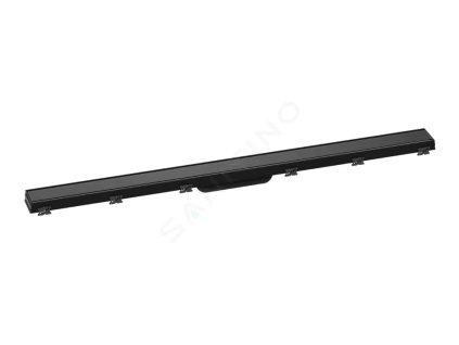 Hansgrohe 56041610 - Sprchový žlab s nerezovým roštem 1000, s výškově stavitelným rámem, černá