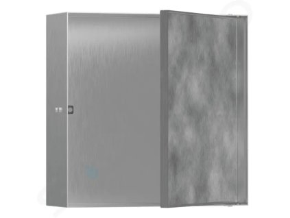 Hansgrohe 56085800 - Výklenek do stěny, s dvířky, 30x30x10 cm, kartáčovaná nerez