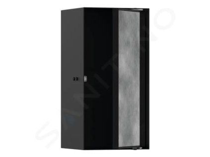 Hansgrohe 56088670 - Výklenek do stěny, s dvířky, 30x15x14 cm, matná černá