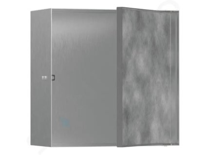 Hansgrohe 56091800 - Výklenek do stěny, s dvířky, 30x30x14 cm, kartáčovaná nerez