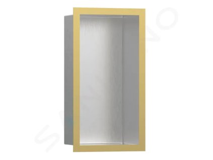 Hansgrohe 56094990 - Výklenek do stěny s designovým rámem, 30x15x10 cm, kartáčovaná nerez/vzhled zlata
