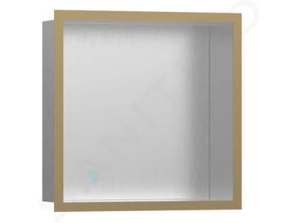 Hansgrohe 56097140 - Výklenek do stěny s designovým rámem, 30x30x10 cm, kartáčovaná nerez/kartáčovaný bronz