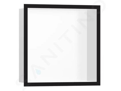 Hansgrohe 56099670 - Výklenek do stěny s designovým rámem, 30x30x10 cm, matná bílá/matná černá