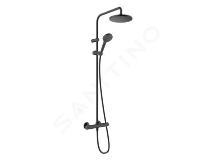 Hansgrohe 26089670 - Sprchový set Showerpipe 200 s termostatem, EcoSmart, matná černá