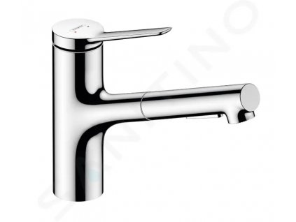 Hansgrohe 74803000 - Dřezová baterie 150, s výsuvnou sprškou, sBox lite, chrom