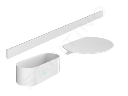 Hansgrohe 27966700 - Set koupelnových doplňků, matná bílá