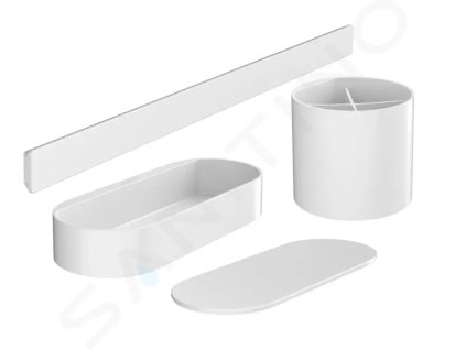 Hansgrohe 27968700 - Set koupelnových doplňků, matná bílá