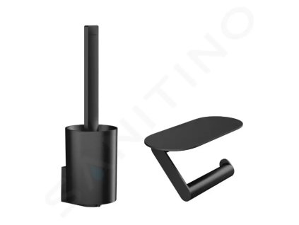 Hansgrohe 27969670 - Set doplňků pro WC, matná černá