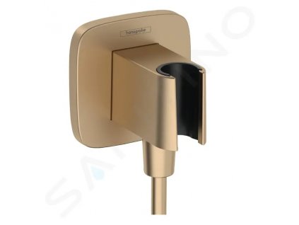 Hansgrohe 26887140 - Sprchové kolínko s držákem, kartáčovaný bronz