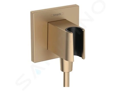 Hansgrohe 26889140 - Sprchové kolínko s držákem, kartáčovaný bronz