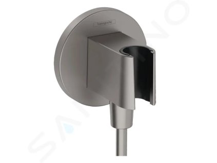 Hansgrohe 26888340 - Sprchové kolínko s držákem, kartáčovaný černý chrom