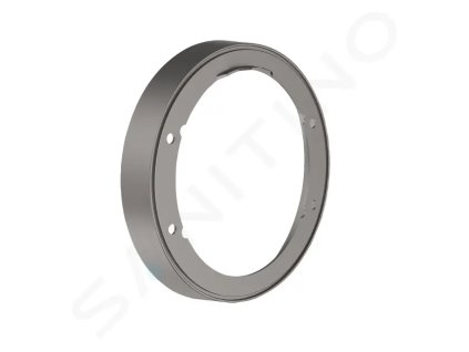 Hansgrohe 13597340 - Prodlužovací rozeta průměr 150 mm, kartáčovaný černý chrom