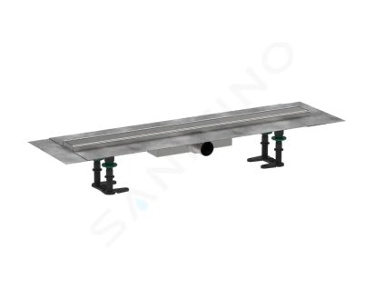 Hansgrohe 56164800 - Sprchový žlab 70 cm, s roštem, kartáčovaná nerezová ocel