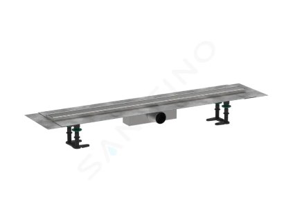 Hansgrohe 56180800 - Sprchový žlab 90 cm, s roštem, kartáčovaná nerezová ocel