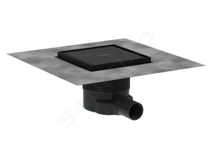 Hansgrohe 56251670 - Podlahová vpust, 15x15 cm, matná černá