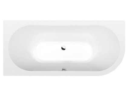 VIVA L asymetrická vana 175x80x47cm, bílá mat