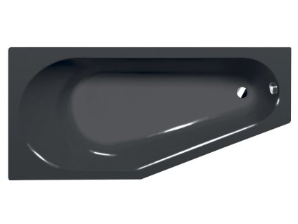TIGRA L asymetrická vana 170x80x46cm, šedá