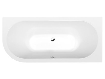 VIVA R asymetrická vana 175x80x47cm, bílá mat