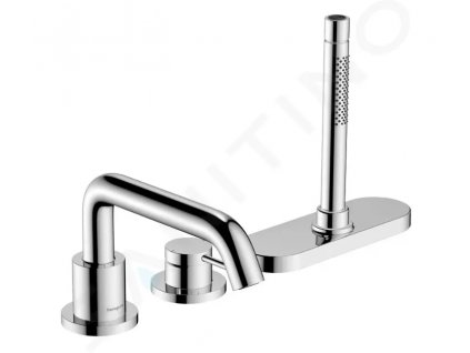 Hansgrohe 73447000 - Baterie na okraj vany, 3-otvorová instalace, sBox, chrom