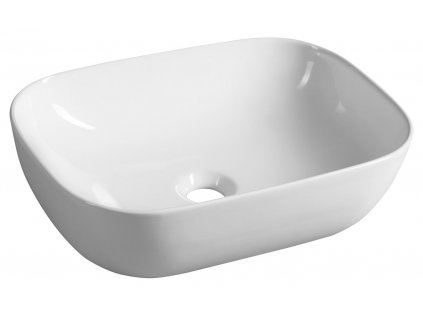 Keramické umyvadlo na desku 46x34cm, bílá