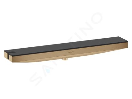 Hansgrohe 26843140 - Nástěnné kolínko s držákem a poličkou, kartáčovaný bronz