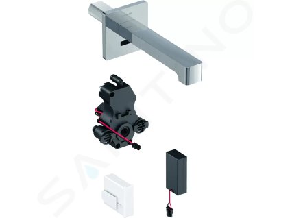 Geberit 116.274.21.1 - Elektronická umyvadlová baterie pod omítku, bateriové napájení, easy to clean, chrom