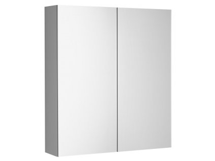 NEON koupelnová galerka, oboustranné zrcadlo, 600x665mm, bílá obrázek č.: 1