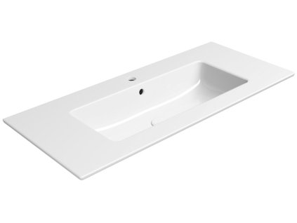 PURA keramické umyvadlo Slim 102x46cm, bílá ExtraGlaze