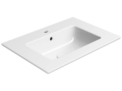 PURA keramické umyvadlo Slim 62x46cm, bílá ExtraGlaze