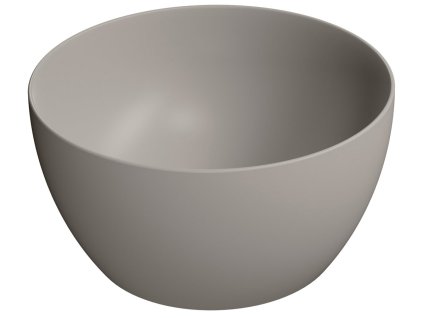 PURA keramické umyvadlo na desku, průměr 42cm, tortora mat