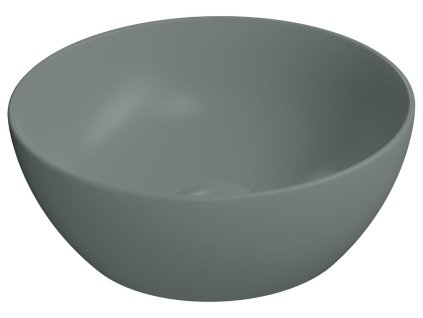 PURA keramické umývátko na desku, průměr 32cm, agave mat