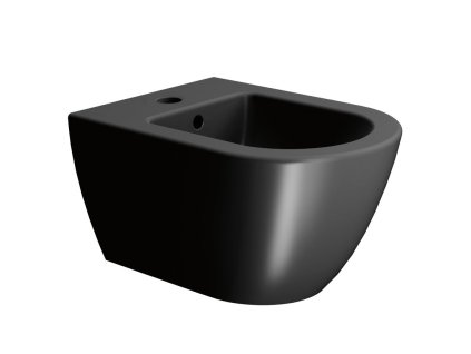 PURA bidet závěsný 36x50cm, černá mat