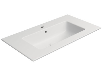 PURA keramické umyvadlo Slim 82x46cm, bílá mat