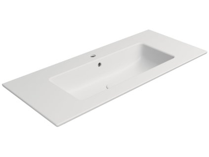 PURA keramické umyvadlo Slim 102x46cm, bílá mat