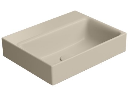 NUBES keramické umývátko 40x32cm, bez otvoru, creta mat