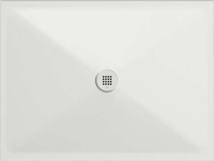 Keramická sprchová vanička, obdélník 120x90x2cm, bílá mat