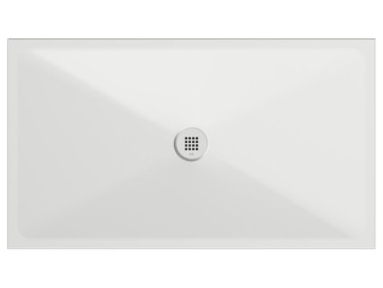Keramická sprchová vanička, obdélník 140x80x2cm, bílá mat