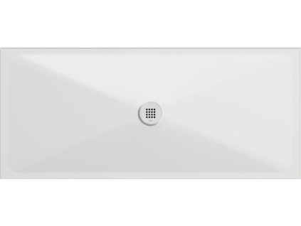 Keramická sprchová vanička, obdélník 160x70x2cm, bílá mat