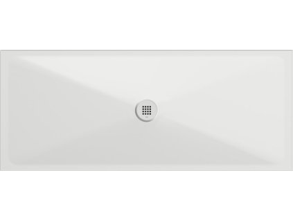 Keramická sprchová vanička, obdélník 170x70x2cm, bílá mat