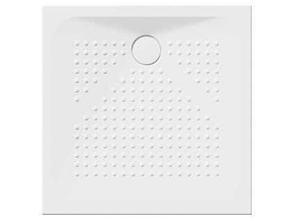 Keramická sprchová vanička, čtverec 90x90x4cm, bílá ExtraGlaze