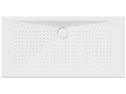 Keramická sprchová vanička, obdélník 140x70x4cm, bílá ExtraGlaze