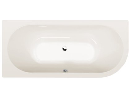 VIVA L asymetrická vana 175x80x47cm, ivory