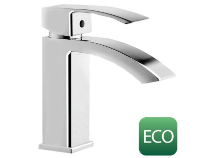 GINKO 35 stojánková umyvadlová baterie bez výpusti, ECO kartuše, chrom