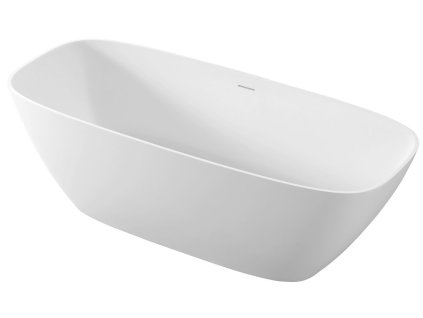 MEDINA volně stojící vana, solid surface, 165x70x52cm, bílá mat