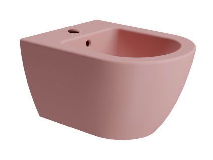 PURA bidet závěsný 36x50cm, blush mat