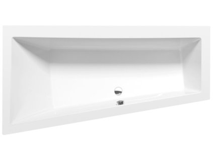 ANDRA L asymetrická vana 160x90x45cm, bílá